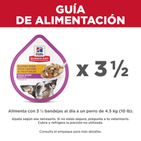 Hill's 7+ alimento húmedo para perro senior raza pequeña sabor pollo 99g