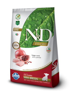 Alimento Seco N&D Prime Can Frango Puppy Mini - N&D 2,5 kg
