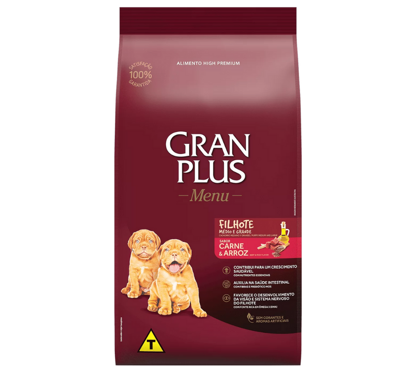 Alimento para Perros Cachorros Granplus - Carne y Arroz