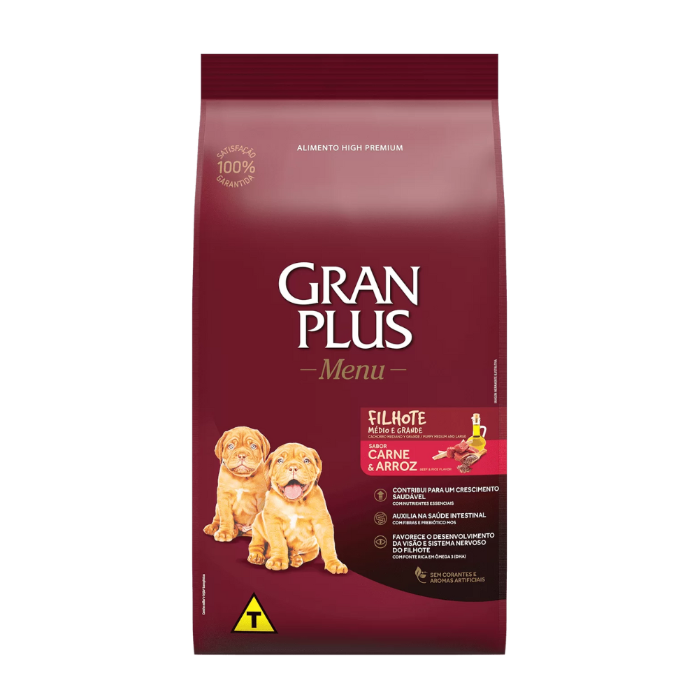 Alimento para Perros Cachorros Granplus - Carne y Arroz