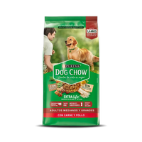 Alimento para perro adulto DOG CHOW medianos y grandes sabor carne y pollo