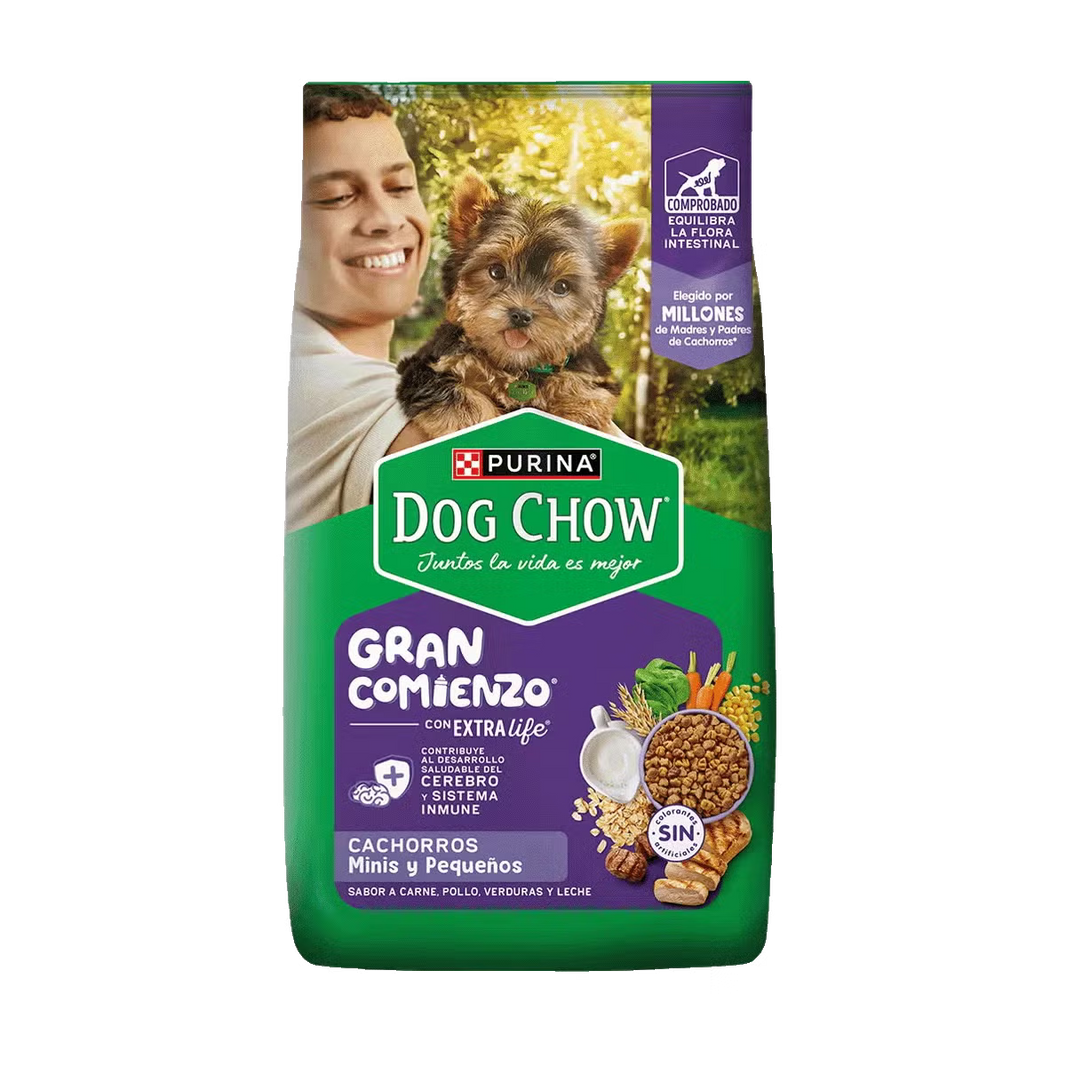 Alimento para perros cachorros DOG CHOW minis y pequeños Extra Life