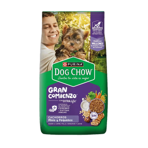 Alimento para perros cachorros DOG CHOW minis y pequeños Extra Life