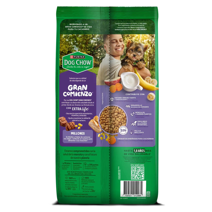 Alimento para perros cachorros DOG CHOW minis y pequeños Extra Life