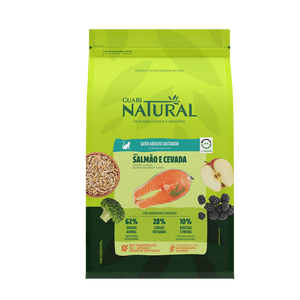 Alimento para Gatos Adultos Castrados Guabi Natural – Salmón y Cebada
