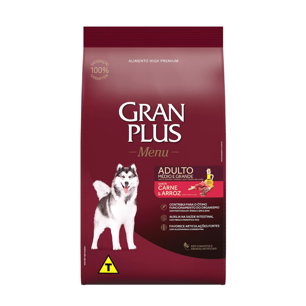 Alimento para Perros Adultos Granplus - Carne y Arroz