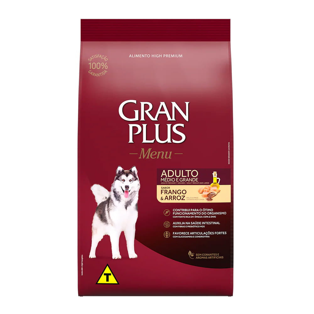 Alimento para Perros Adultos Granplus - Pollo y Arroz