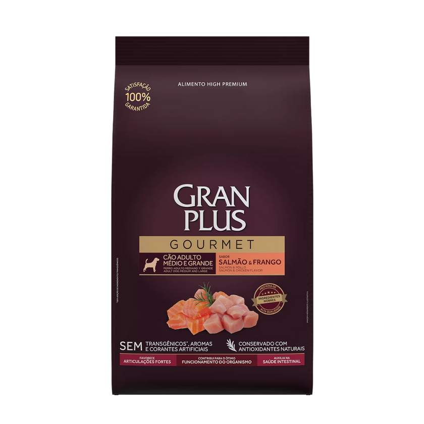 Alimento para Perros Adultos Mini Gourmet Granplus - Salmón y Pollo