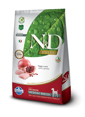 Alimento para perros N&D Prime Can Frango Adulto Mediano 2,5 kg