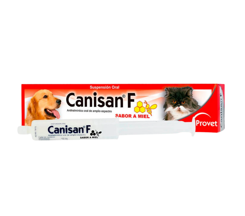 Antihelmíntico  Canisan F para perros y gatos