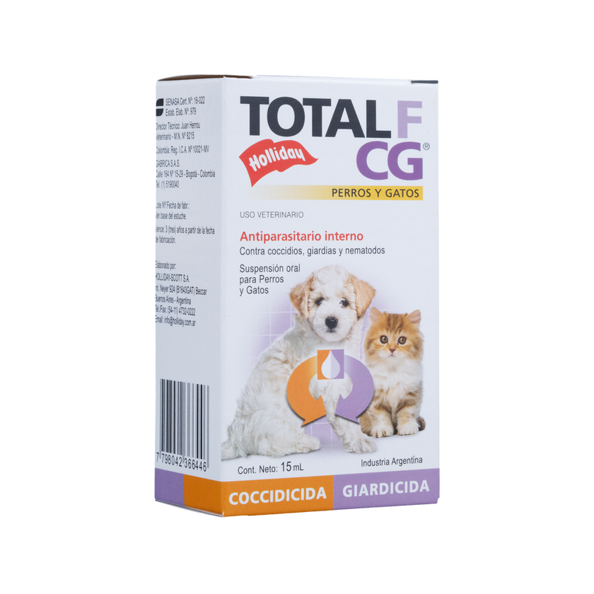 Antiparasitario Interno Total F Cg Perro Y Gato