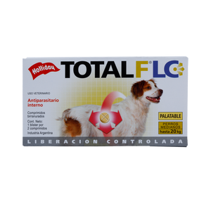 Antiparasitario Interno Total FLC Perro Mediano (10,1 -20 Kg) 2 Tabletas