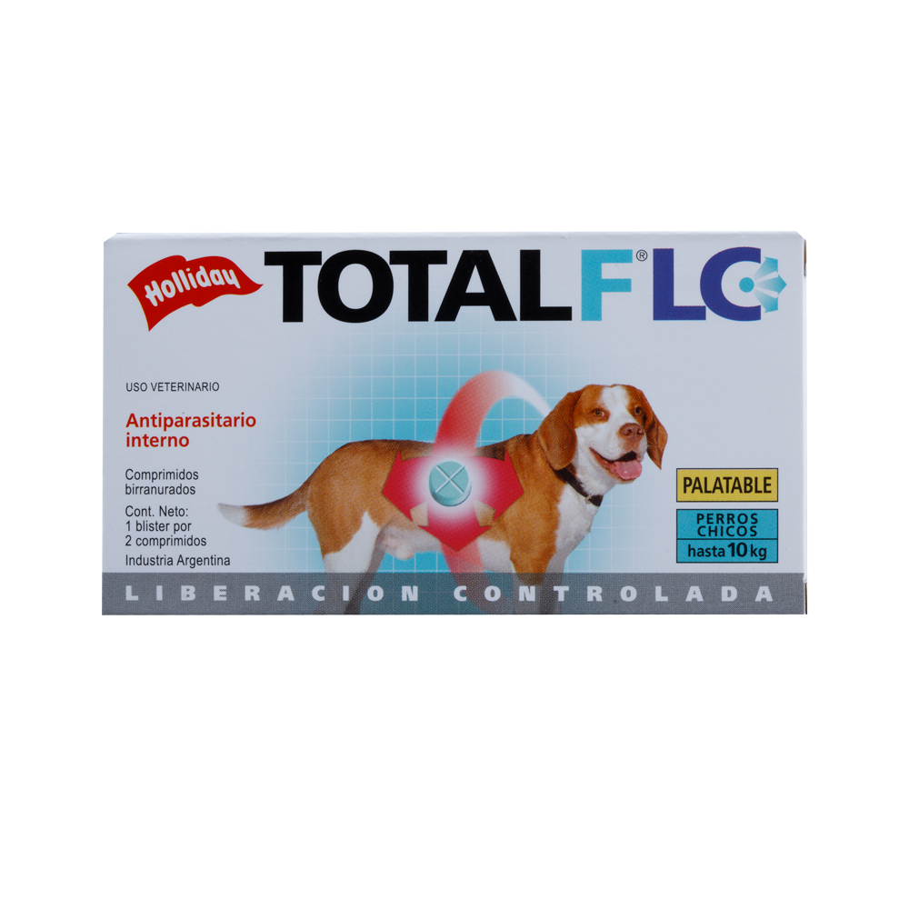 Antiparasitario Interno Total FLC Perro Pequeño (Hasta 10 Kg) 2 Tabletas