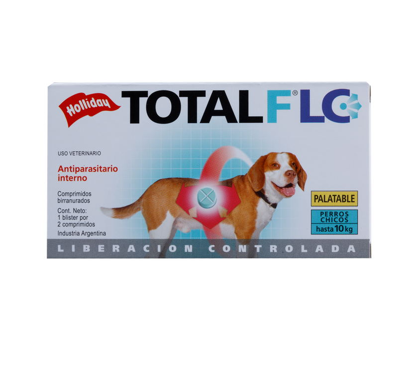 Antiparasitario Interno Total FLC Perro Pequeño (Hasta 10 Kg) 2 Tabletas
