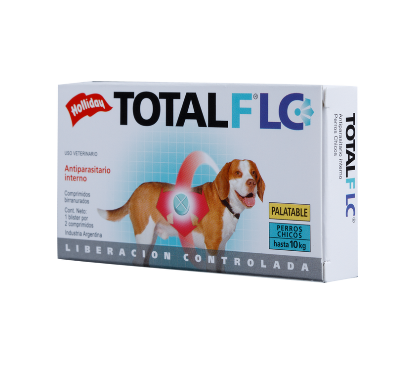 Antiparasitario Interno Total FLC Perro Pequeño (Hasta 10 Kg) 2 Tabletas