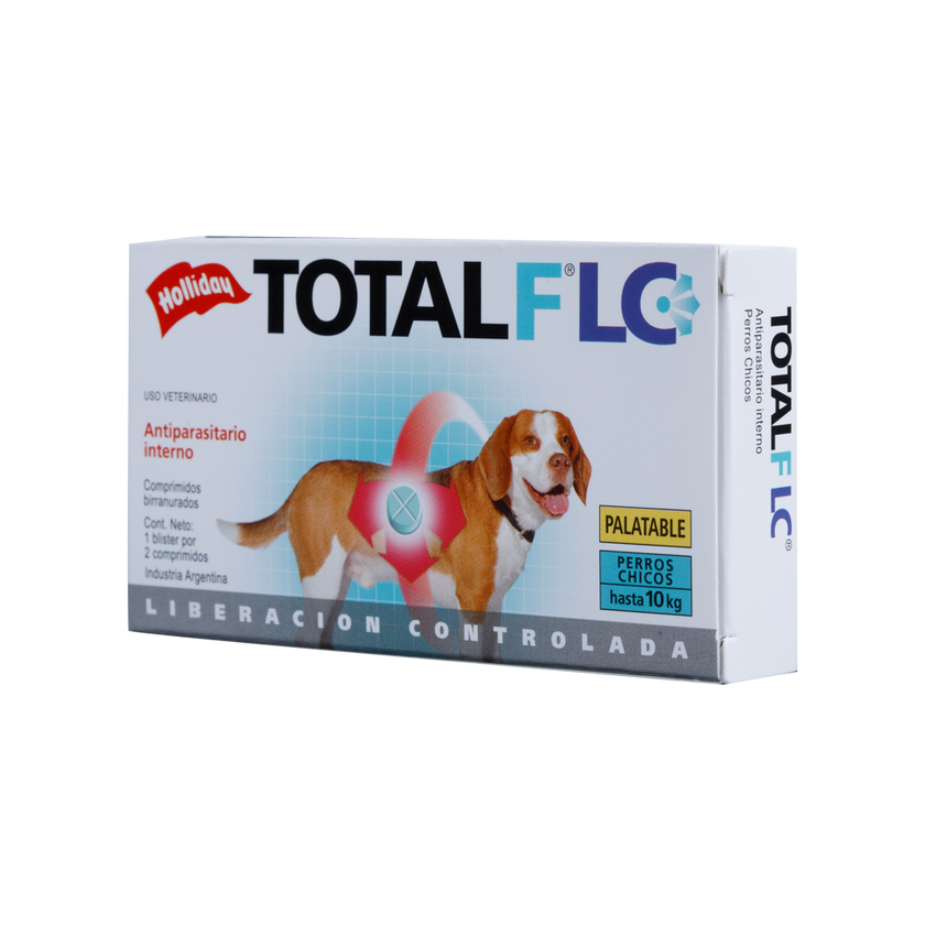 Antiparasitario Interno Total FLC Perro Pequeño (Hasta 10 Kg) 2 Tabletas