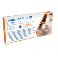 Desparasitantes Revolution Plus Gatos 0,5ml TBX1 (2,5 a 5 Kg)