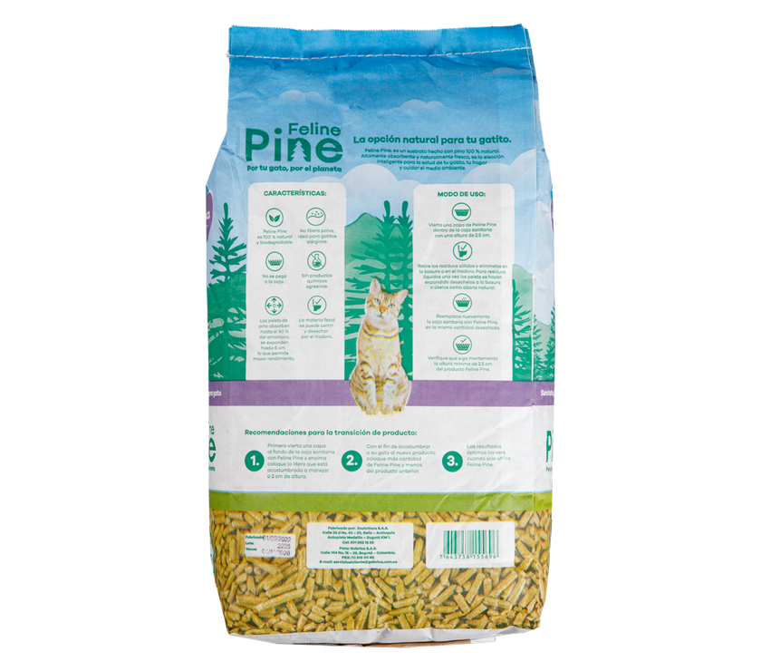 Arena Ecológica Feline Pine