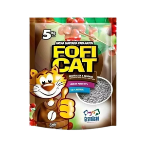 Arena Fofi Cat Cat aroma café - 5 Kg