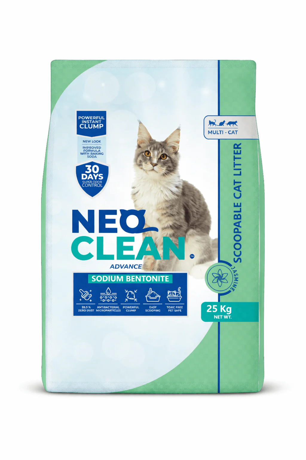 Arena para gatos Neo Clean Jazmín X 25 kG