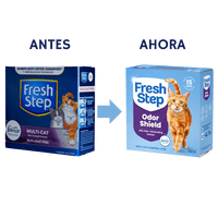 Arena Para Gato Fresh Step Multi Cat Aglomerante Con Febreze