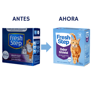 Arena Para Gato Fresh Step Multi Cat Aglomerante Con Febreze