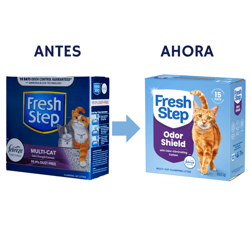 Arena Para Gato Fresh Step Multi Cat Aglomerante Con Febreze
