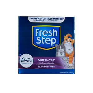 Arena Para Gato Fresh Step Multi Cat Aglomerante Con Febreze