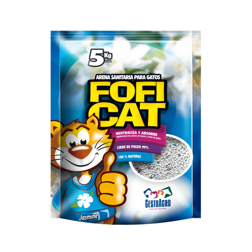 Arena Fofi Cat Cat aroma jazmín - 5 Kg