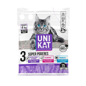 Arena para gatos Unikat aroma lavanda