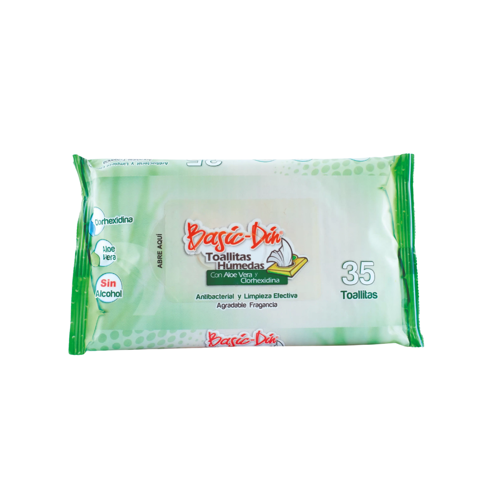 Basic Din Toallitas Humedas - 35 Und