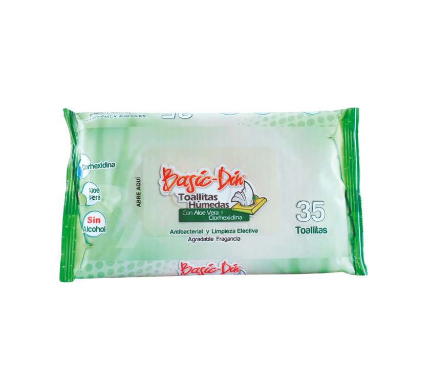Basic Din Toallitas Humedas - 35 Und
