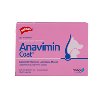 Biomodulador Anavimin coat para Perros y Gatos 21 comprimidos