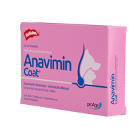 Biomodulador Anavimin coat para Perros y Gatos 21 comprimidos