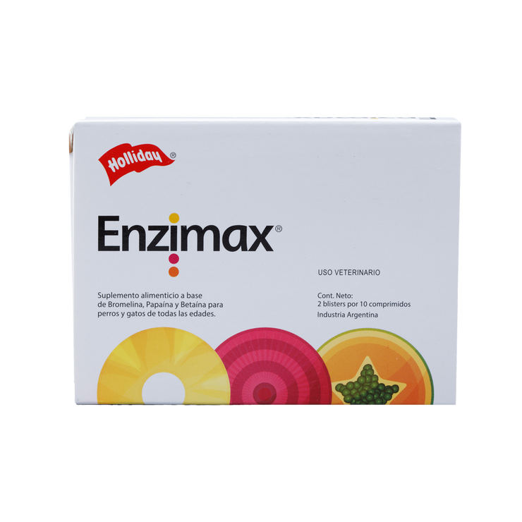 Biomodulador Enzimax para Perros y Gatos 20 Tabletas
