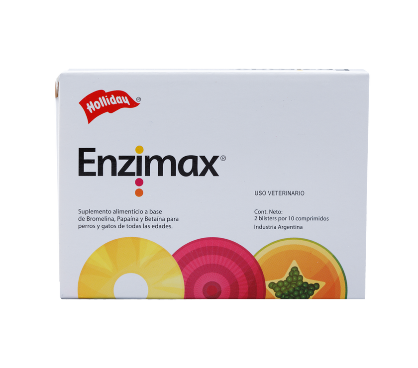 Biomodulador Enzimax para Perros y Gatos 20 Tabletas