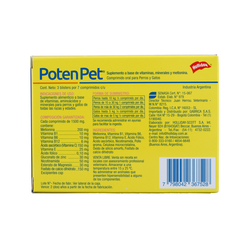 Biomodulador Potent Pet Perros Y Gatos