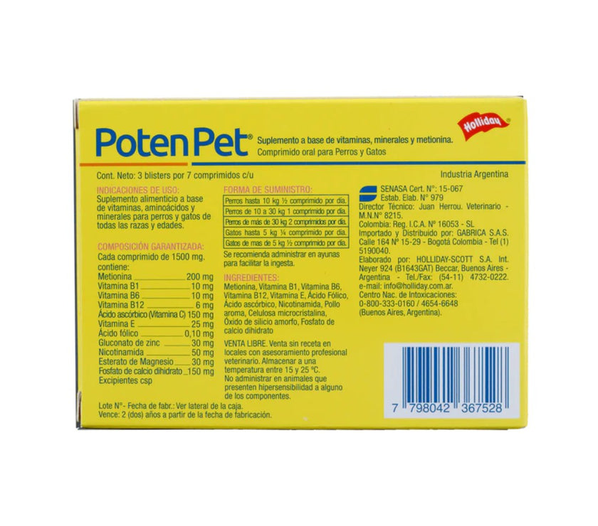 Biomodulador Potent Pet Perros Y Gatos