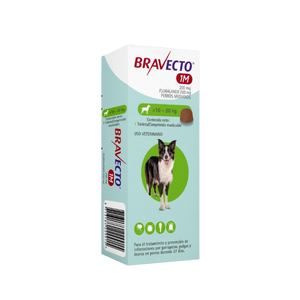 Bravecto 37 Días - Tableta Antipulgas Perros de 10 a 20 KG