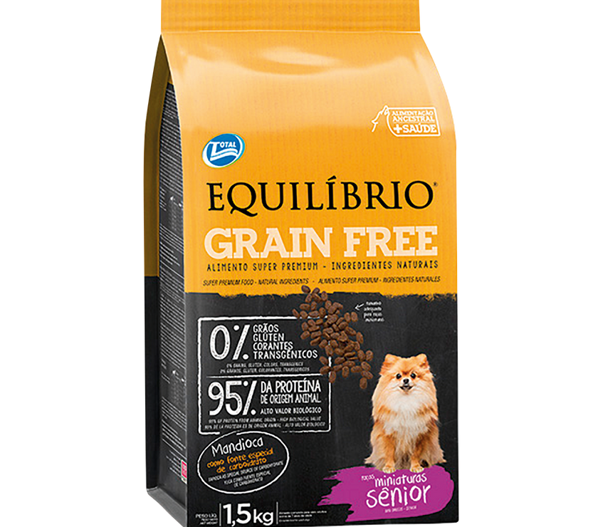 Comida para perro Equilibrio Grain Free Mature Mini 1,5Kg