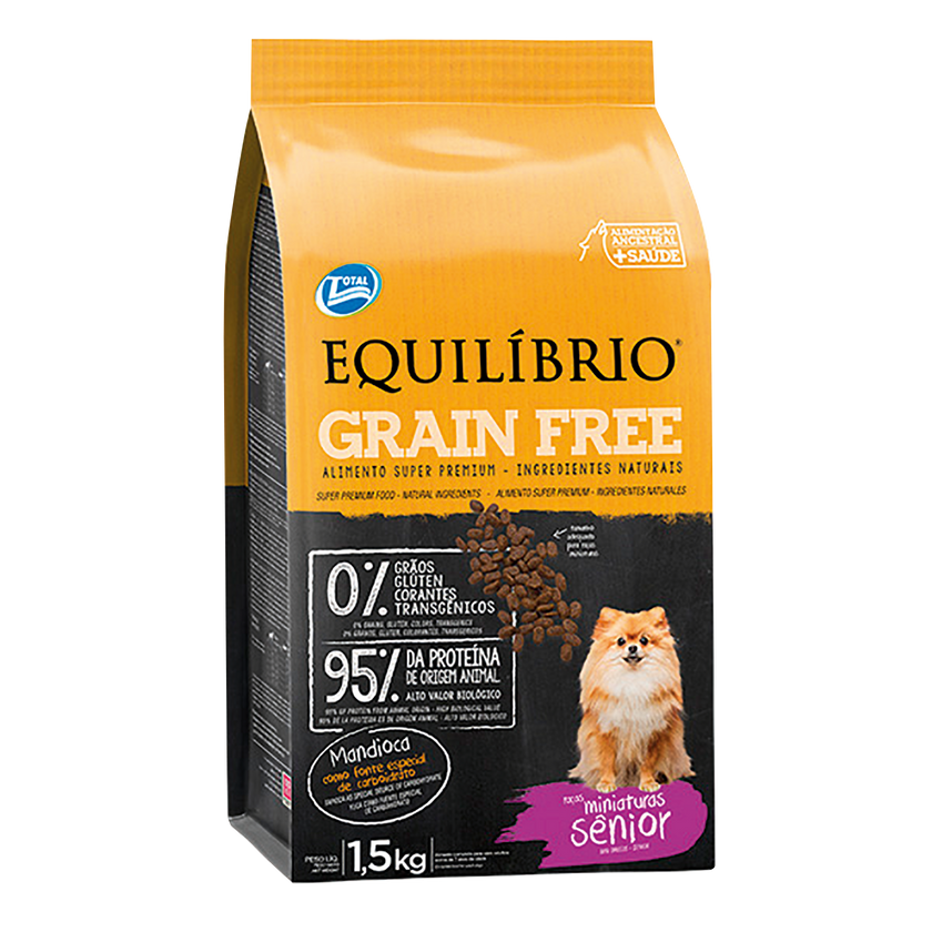 Comida para perro Equilibrio Grain Free Mature Mini 1,5Kg