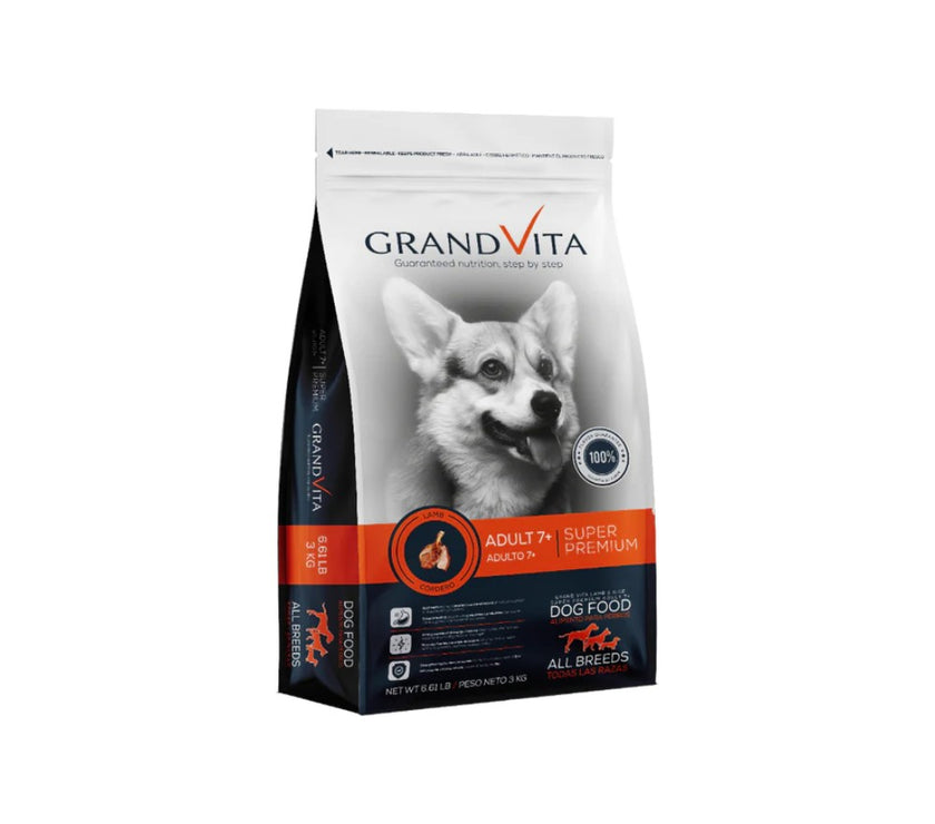 Comida para Perro Grandvita adulto7+ 3kg