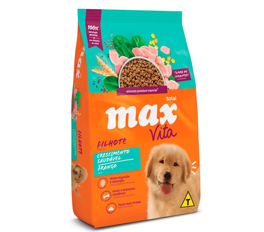 C Max Vita Filhote Crescimiento Saudavel Frango - 3 Kg