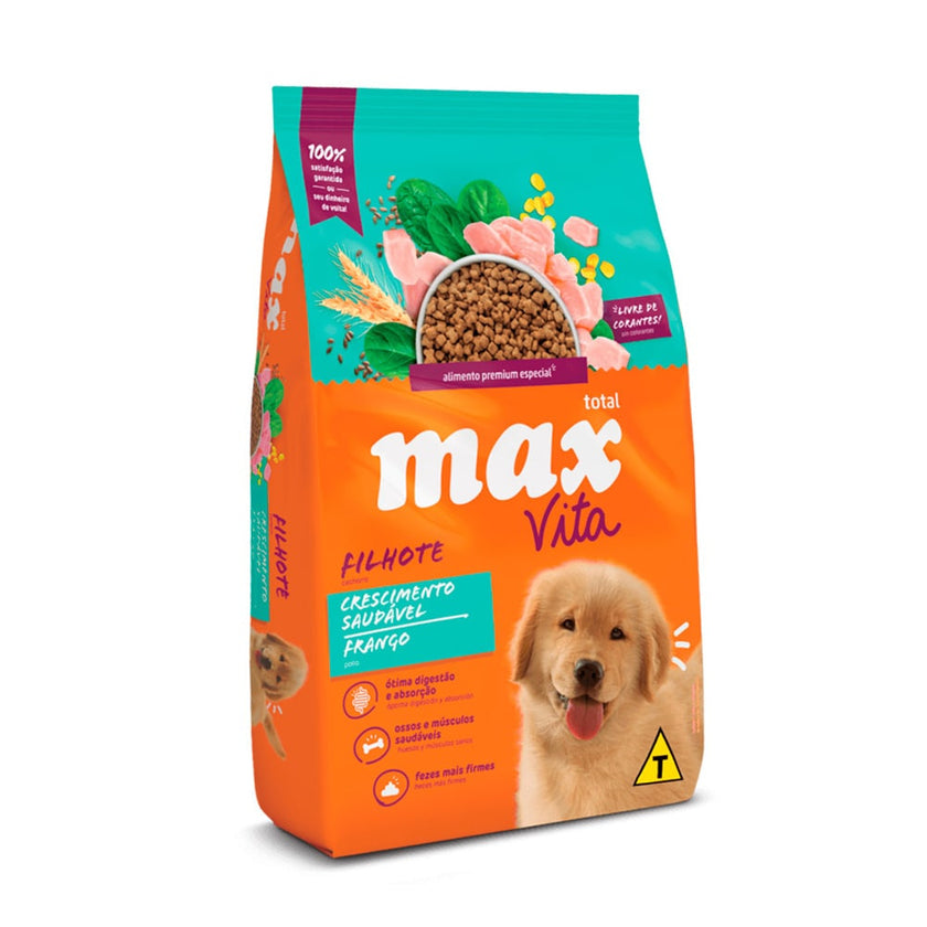 C Max Vita Filhote Crescimiento Saudavel Frango - 3 Kg