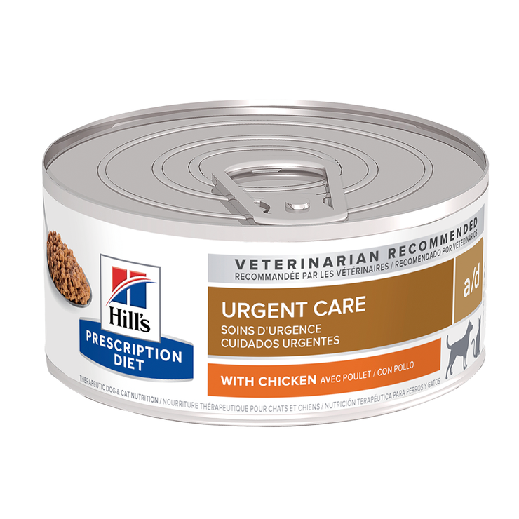 Comida Perros y Gatos Hills Prescription Diet Urgen a/d 5.5 Onz