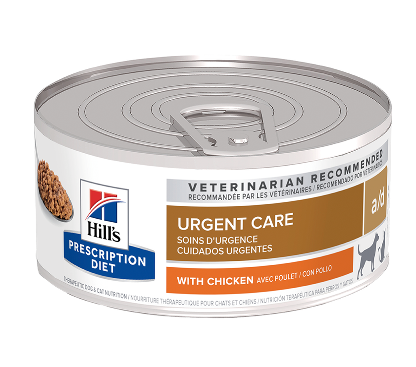 Comida Perros y Gatos Hills Prescription Diet Urgen a/d 5.5 Onz