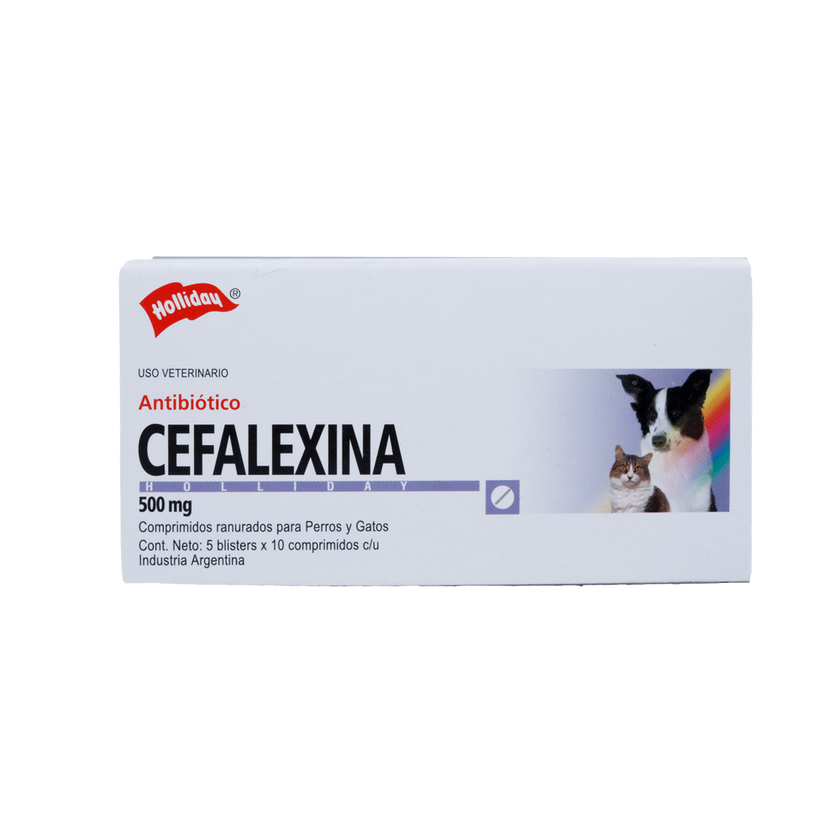Antibiótico Cefalexina 500mg Blister X 10 Tabletas