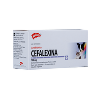 Antibiótico Cefalexina 500mg Blister X 10 Tabletas