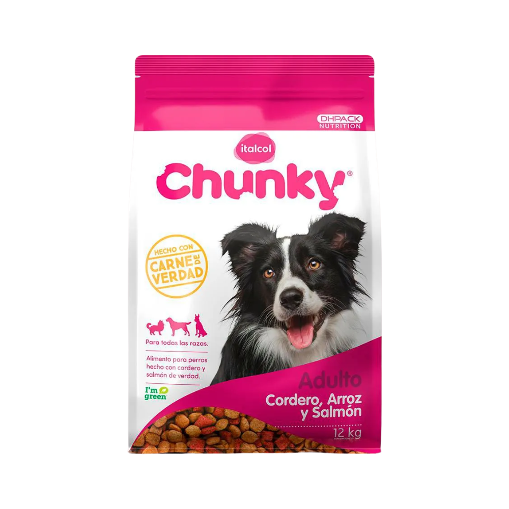 Chunky Cordero Arroz y Salmon