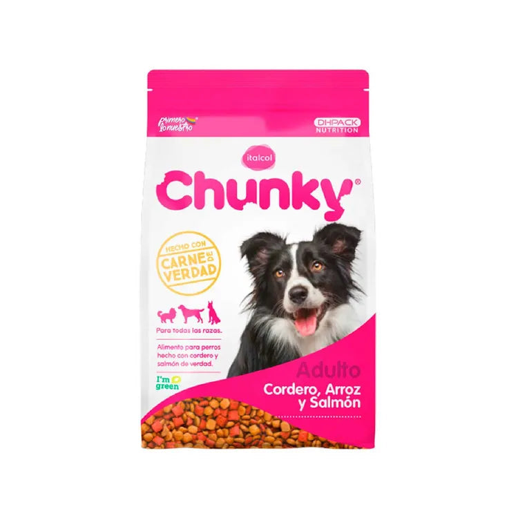 Chunky Cordero Arroz y Salmon